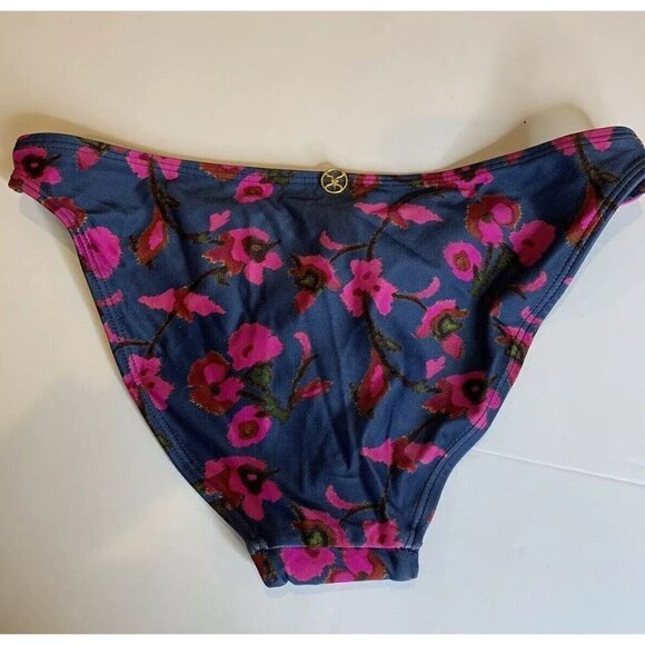 Anthropologie ViX Fiore Floral Bikini Bottoms Swim Blue Pink Size Small S NEW - Picture 5 of 6